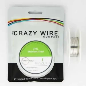 Crazy Wire - Flat Ribbon Wire SS316L - 100m