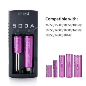 Efest - Soda - 2-Slot Oplader
