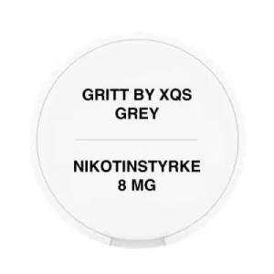 Gritt by Xqs - Grey 8 mg