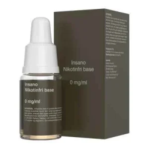 Insano - 10ml. Nikotinfri base - 0MG