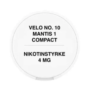 Velo - No 10 Mantis 1 Compact (Tidl. Frosty Mint 1)