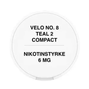 Velo - No 8 Teal 2 Compact (Tidl. Spearmint 2)