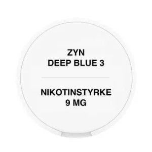 Zyn - Deep Blue 3 (Tidl. Deep Freeze 3)