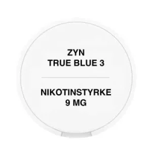 Zyn - True Blue 3 (Tidl. Cold Frost 6)